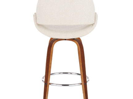 Fabrico - Mid Century Modern Counter Stool (Set of 2)