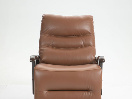 Swivel Rocker Recliner Power Glider Chair With Solid Wood Armrests, Extra Wide Reclining Sofa Chair Upholstered Living Room Single Sofa