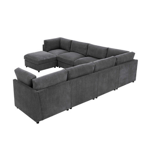 Modern Reversible Modular Sectional