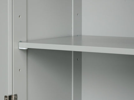 Tall Freestanding Bathroom Storage Cabinet With Adjustable Shelf And 2 Drawers