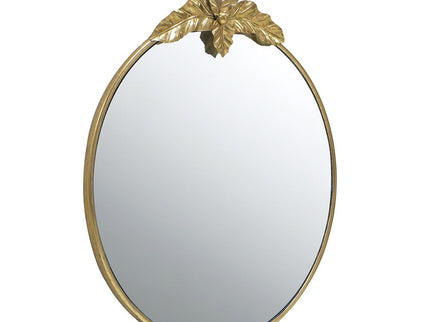 Large Round Wall Mirror With Metal Frame, Circle Accent Mirror For Living Room Bedroom Entryway - Gold