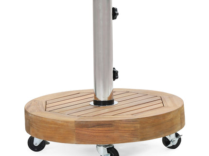 Ralph - Round Umbrella Base - Teak
