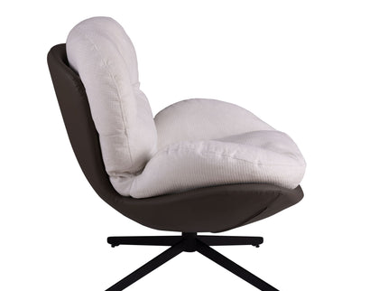 360° Swivel Office Chair, No Wheels