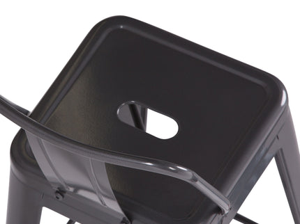 Rayne - Curved Back Metal Stool (Set of 2)