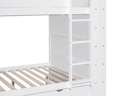 Bunk Bed With 2 Drawers And Multi Layer Cabinet