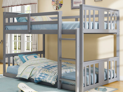 Solid Construction Bunk Bed & Ladder