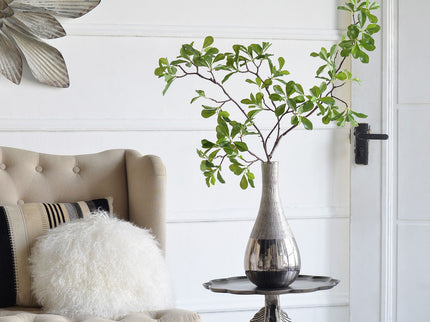 Leaf Side Table - Silver