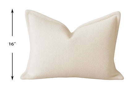 Homey Cozy - Comfort Textured Throw Pillow - Ivory