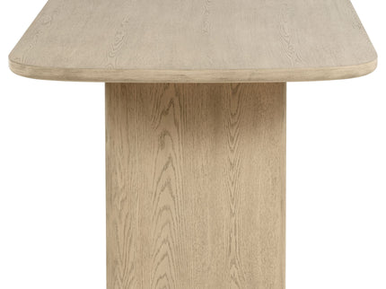 Kimpton - Counter Height Dining Table With Storage Cabinet And Shelves - Beige