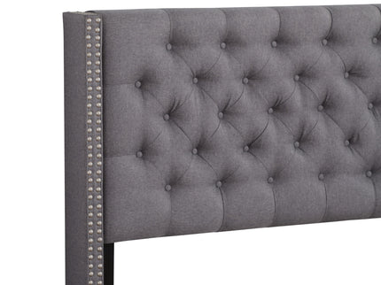 Nailhead Bed Transitional Vibrant