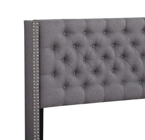 Nailhead Bed Transitional Vibrant