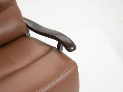 Swivel Rocker Recliner Power Glider Chair With Solid Wood Armrests, Extra Wide Reclining Sofa Chair Upholstered Living Room Single Sofa