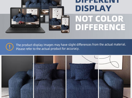 Modern Oversized Diy Combination Modular Sectional Sofa & Pillows