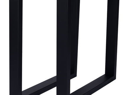 Square Table Legs, Wide Metal Table Legs, Heavy Duty Steel Desk Legs Table Leg Dining Table Legs Coffee Desk Leg (Set of 2)