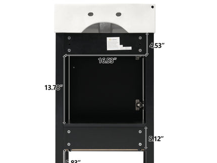 Bathroom Vanity With Sink, Frame And Drawer