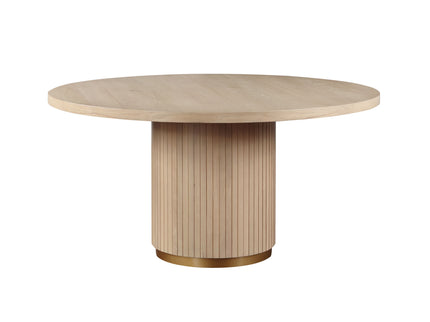 Caspian - Wide Dining Table - Oak Finish