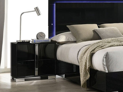 Nightstand With Vertical Handles