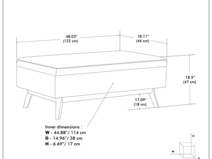 Owen - Upholstered Rectangular Storage Ottoman