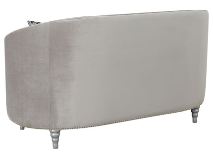 Colby - Loveseat With Tufted Design - Gray
