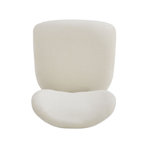 Modern Upholstered Dining Chairs With Metal Legs (Set of 2) - Beige