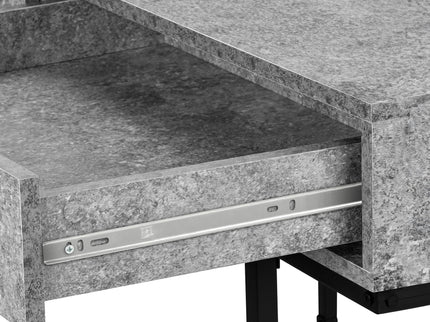Computer Desk For Home Office, Laptop, Storage Drawers, Contemporary & Modern