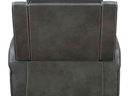 Forrest - Recliner Chair With Tufted Upholstery - Gray