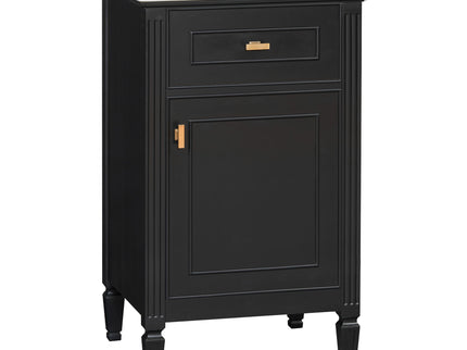 Bathroom Vanity With Sink, Adjustable Shelf, Tilt-Out Drawer
