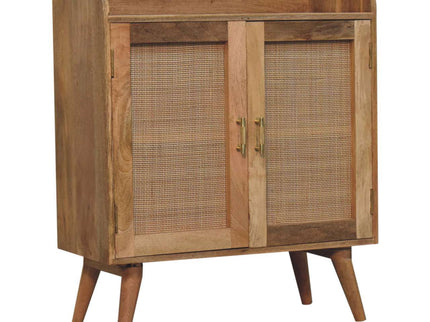 Larissa - T Bar Raised Cabinet - Brown