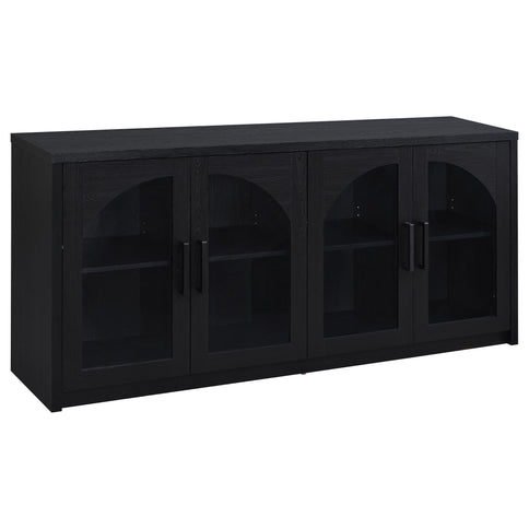 Shayne - 4 Door Sideboard With Arched Doors - Black