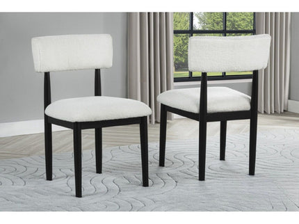 Contemporary Upholstered Dining Chairs (Set of 2)