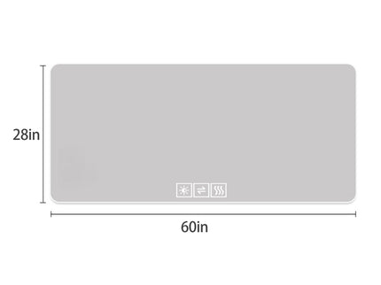 LED Bathroom Mirror With 3 Color Dimmable Backlight