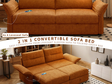 Sofa Bed With Convertible Design, Living Room Furniture