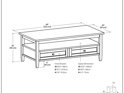 Warm Shaker - Coffee Table