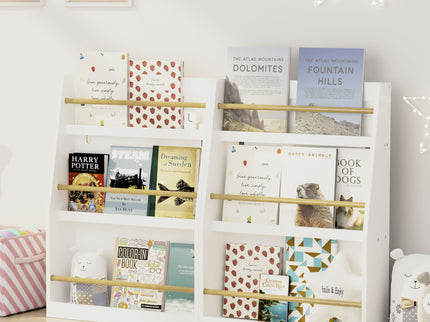 3 Tier Book Shelf, Compact Storage For Bedrooms