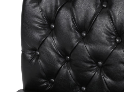 Broxton - Tuft Dining Rolltop Chairs With Button Tufted Backrest (Set of 2)