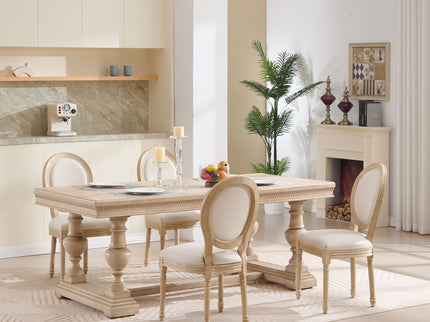 Upholstered With Round Back Dining Chairs (Set of 2)