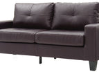 Dark Brown / Faux Leather