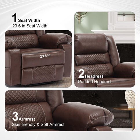 Breathable Massage Recliner Manual Chair