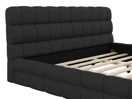 Upholstered Platform Bed With Headboard