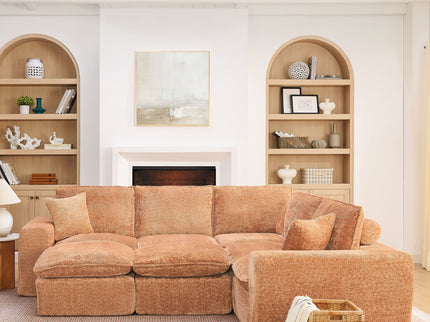 Sectional Sofa With Moveable Ottoman