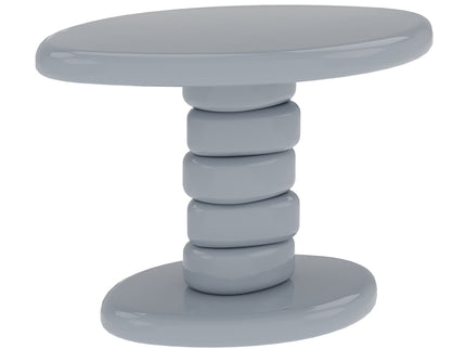 Stacked Cobblestone End Table