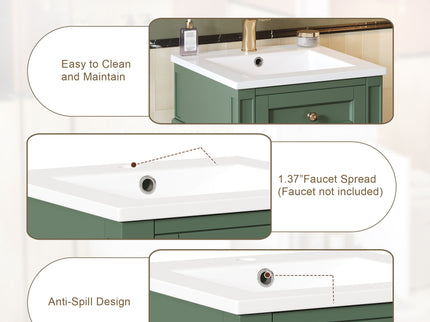 French Style Bathroom Vanity With Sink