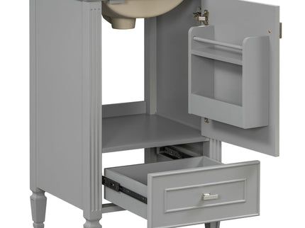 Retro Bathroom Vanity With Sink