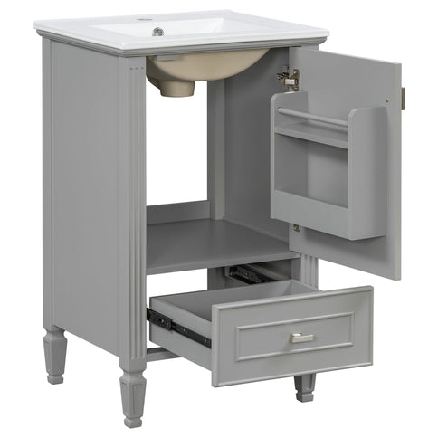 Retro Bathroom Vanity With Sink