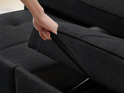 3 In 1 Convertible Sleeper Sofa Bed, Reclining Backrest, Pillows, Pockets