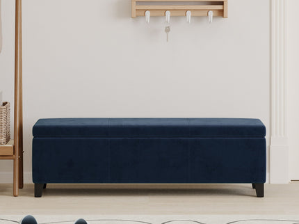 Upholstered Storage Ottoman Bench