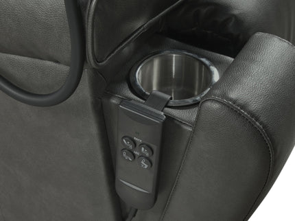 Recliner Chair With Phone Holder, Electric Power Lift Recliner Chair With 2 Motors Massage And Heat For Elderly, 3 Positions, 2 Side Pockets, Cup Holders