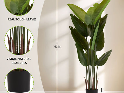 Artificial Plant For Indoor And Outdoor Decoration (Set of 2)