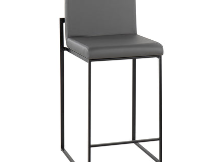 Fuji - Contemporary Modern Elegance, High Back Counter Stool