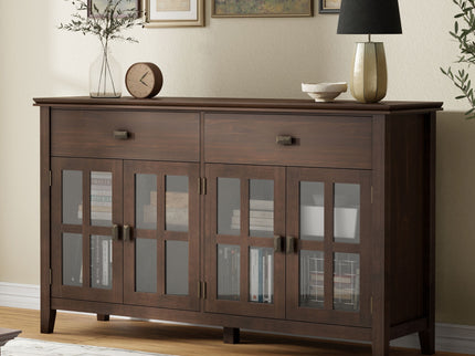 Artisan - Large 4 Door Sideboard Buffet - Brown